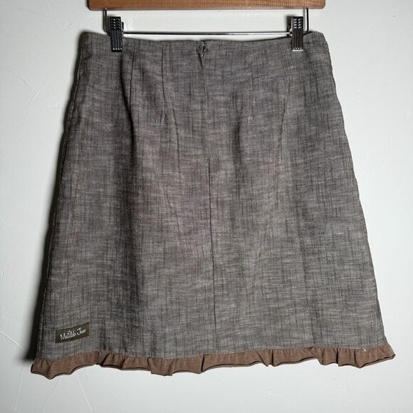 Matilda Jane Womens Brown Hammond Bay Skirt Ruffle Hem Size Small - Picture 4 of 10